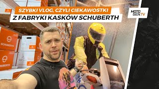 Ciekawostki z fabryki kasków motocyklowych Schuberth VLOG [upl. by Albertina]