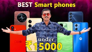 Top 5🙋 Best Smart Phones Under ₹15000 🌟5G🌟July 2024 [upl. by Kee735]