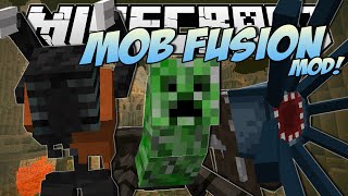 Minecraft  FUSION MOBS MOD Create Your Own Mutant Mobs  Mod Showcase [upl. by Wein475]