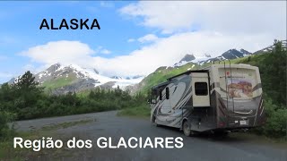 ALASKA ACAMPAMOS E DORMIMOS JUNTO AO GLACIAR E SUBIMOS MONTANHAS COM RIOS E GELO INDO PRA VALDEZ [upl. by Martainn945]