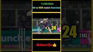 11052024 MI vs KKR match Overview  factsmaavalite kolkataknightriders mumbaiindians kkrvsmi [upl. by Atniuq461]