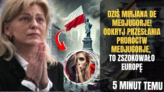 🚨DZIŚ MIRJANA DE MEDJUGORJE ODKRYJ PRZESŁANIA PROROCTW MEDJUGORJE TO ZSZOKOWAŁO EUROPĘ [upl. by Picardi]