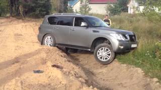 Nissan patrol y62 диагональное вывешивание [upl. by Lachish]