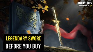 Longquan Sword Lucky Draw Legendary Sword Season 2 COD Mobile [upl. by Yuria956]