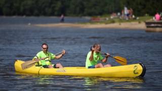 Traversée à la nage du lac des vieilles forges  Étape Coupe de France 2016 [upl. by Atilek26]