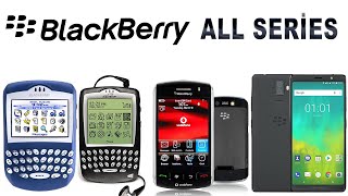 All Blackberry Phones Evolution [upl. by Niamrej]