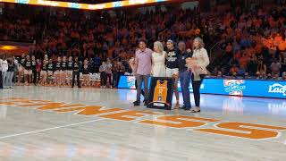 Lady Vols Rae Burrell senior ceremony [upl. by Valerye]