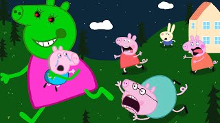 Zombie Apocalypse Rescue George Pig  Peppa Pig Funny Cartoon [upl. by Adaline]