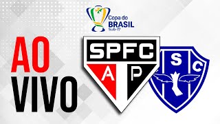 AO VIVO  SÃO PAULO 0 X 1 PAYSANDU  COPA DO BRASIL SUB17 [upl. by Leibman]