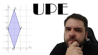 UPESSA2018 Qual é a medida da área e do perímetro do losango cujos vértices são A23 B10 [upl. by Serica891]