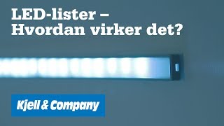 KjellTV – LEDlister Hvordan virker det [upl. by Farlay]