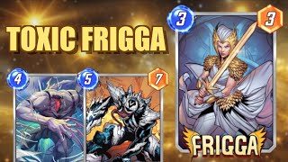 THIS DECK IS FRIGGA AWESOME Toxic Frigga Marvel Snap [upl. by Neeroc]