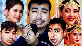 💔Shusmita and Preety Wedding With Meikappi ll Reaction on Mityeng Shina Uriba ll Manipuri Song [upl. by Ahseekat862]