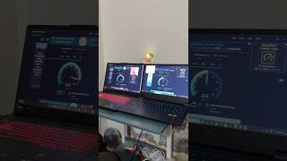 ASUS TUF F17 vs HP VICTUS v16 Internet speed test youtube shorts ytshorts viralvideo asustuf [upl. by Sellers]