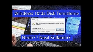 Windows Bilgisayar Yerel Disk Ci Temizleme 13GB Yer Açtık Win 781 10 11 [upl. by Keg]