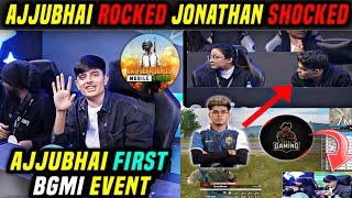 TOTAL GAMING FIRST EVENT  AJJUBHAI FIRST BGMI EVENT  AJJUBHAI VLOG  TOTAL GAMING [upl. by Nosnaj469]