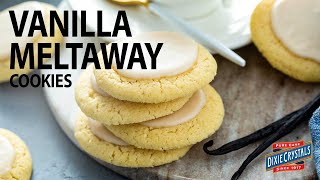 How to Make Vanilla Meltaway Cookies [upl. by Novyar]