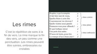 Les rimes en poésie [upl. by Nedry]