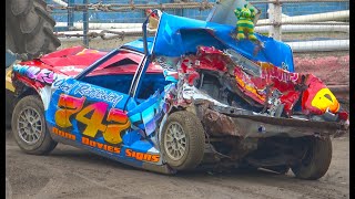 BANGER RACING 2023 SEASON Full Highlights Part 1 [upl. by Soigroeg926]