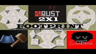 3 FOOTPRINTS FOR 2X1PVPSHELL RUST BASE [upl. by Deerc571]