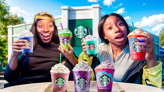 Trying Viral TikTok Starbucks Drinks [upl. by Areval]