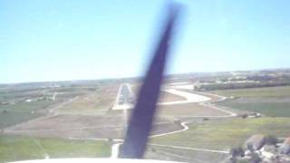 Cessna 172 final approach and landing at Jerez de la Frontera [upl. by Salena]