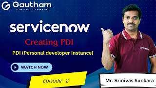 Creating ServiceNow PDI Episode 2  Create Free ServiceNow Developer Instance  ServiceNow Training [upl. by Noseyt]