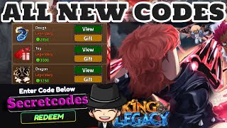 ALL KING LEGACY WORKING CODES FOR AUGUST 2024 ROBLOX KING LEGACY WORKING CODES [upl. by Zebada]