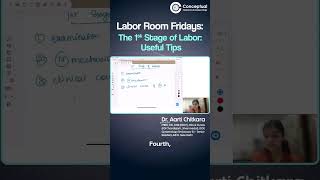 Labour Room Friday The 1st Stage of Labor Useful Tips by Dr Aarti Chitkara  OBG Residency [upl. by Agamemnon]