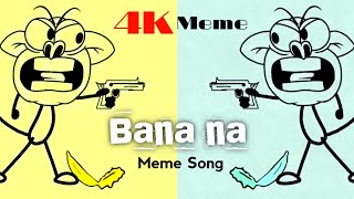 Banana Remix 4K Meme Song  Funny Monkey Song  Music Zone [upl. by Marvin146]