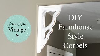 DIY Farmhouse Style Corbels [upl. by Friday587]