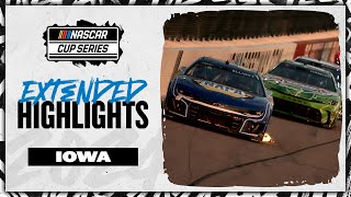 NASCAR Official Extended Highlights from Iowa  2024 Iowa Corn 350 [upl. by Jemima]