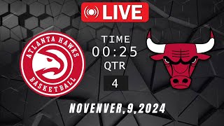 NBA Live Chicago Bulls VS Atlanta Hawks NBA 202425 Novenver 9 2024 NBA 2K25 PS5 [upl. by Nibaj]