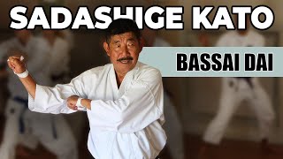 Bassai Dai by Sadashige Kato 9th dan shotokan [upl. by Eened646]