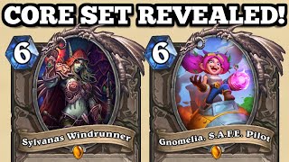 New CORE SET fully REVEALED No more NOURISH Brand NEW CARDS Death Knight REWORK Tons of BUFFS [upl. by Winzler]