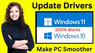 How to update drivers for windows 10 amp windows 11 for FREE Download and install drivers in 2024 [upl. by Kamin]