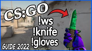 CSGO How To Install Knife Skin And Gloves Plugin ws gloves knife [upl. by Ianej]