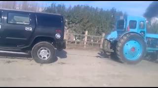 Hummer vs Tracktor zakatala kavkaz [upl. by Sato]