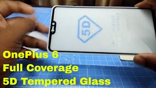 5D Tempered Glass  Full EdgetoEdge 5D Screen Protector for Oneplus 6 [upl. by Alvar803]