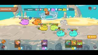 RBP AXIE INFINITY GAMEPLAY CERASTES TINY DINO MONSTER [upl. by Suollecram]