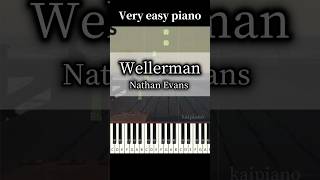 【easy】Wellerman Nathan Evans piano piano ピアノwellerman nathanevans nathan 簡単 easy [upl. by Norine354]