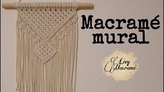 DIY macramé mural 1  Livy Macramé [upl. by Nnylatsyrc273]