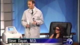 Laser Hair Removal Demonstration ABC NEWS Chicago  Dr Steven Dayan [upl. by Laverne13]