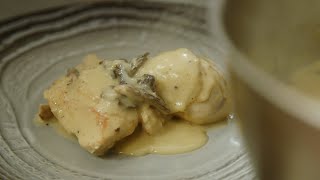 Poulet fermier aux morilles sauce Champagne [upl. by Otrebliw]