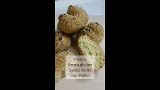 Panini Senza Glutine Senza Lievito con Psillio [upl. by Amalburga]