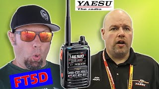 Yaesu FT5DR System Fusion Handheld Ham Radio with John Kruk [upl. by Ylaek218]