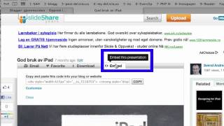 Hvordan inkludere noe fra Web i et blogginnlegg [upl. by Ainet]