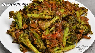 Broccoli Fry Simple Broccoli Recipes Side Dish For Rice Chapati [upl. by Corey]