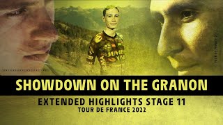 Highlights  Stage 11  TDF2022 [upl. by Ziwot]