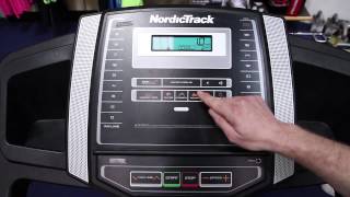 NORDIC TRACK C100 TREADMILL [upl. by Aremaj106]